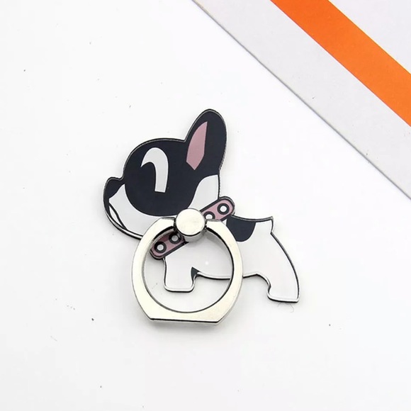 Pawsitively Posh Accessories - {GENEVIEVE} terrier phone ring holder grip